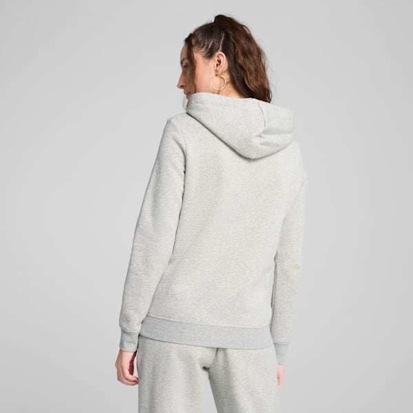 Sudadera con capucha para mujer logo Essentials No. 1, Light Gray Heather, extralarge